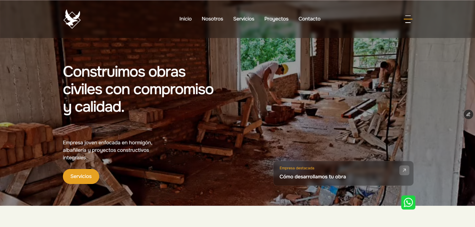 Constructora Gavilán Preview